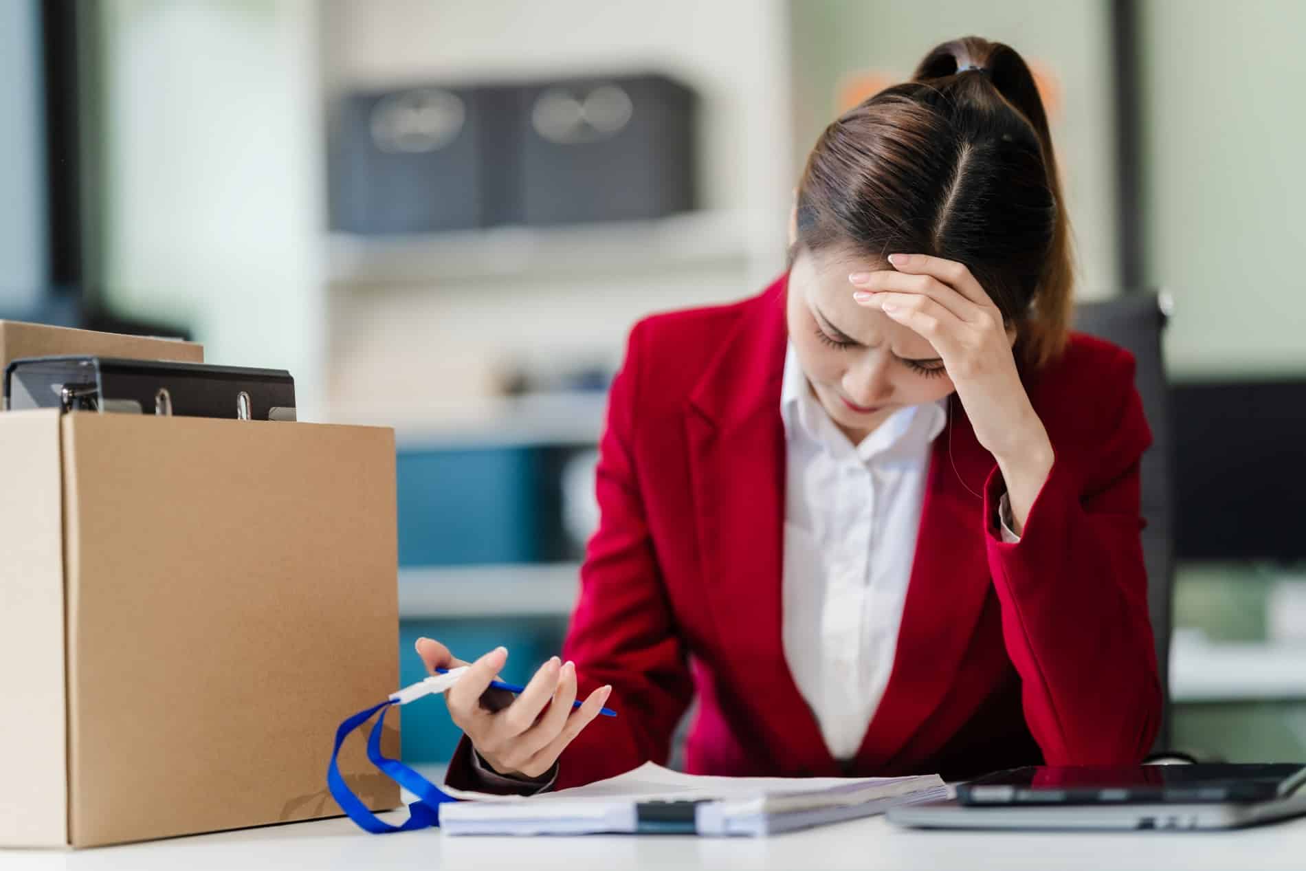 Woman Thinking about Employment Law